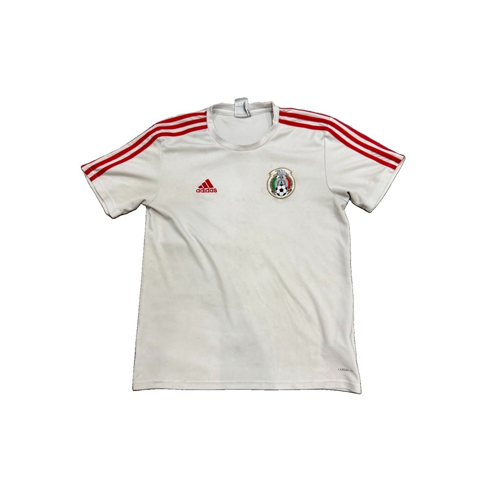 Authentic adidas Mexico National Team Soccer Jersey Mens White Good ClimaLite M - Picture 2 of 6